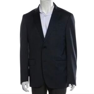 Ermenegildo Zenga For Neiman Marcus Trofeo Wool Men's Black Blazer Size‎ 54